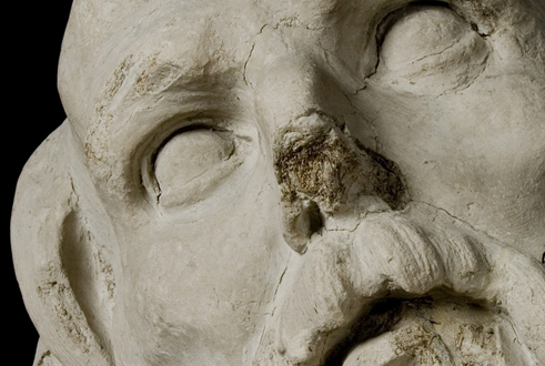 Beendete Restaurierung des Kopfmodells des hl. Athanasius von G. L. Bernini